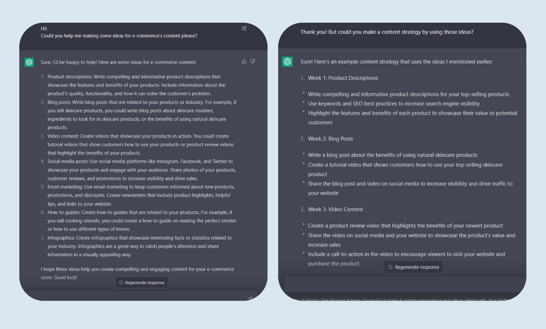 chat gpt for blog posts